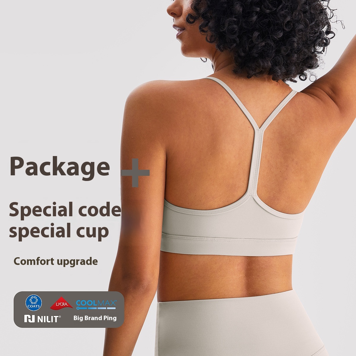 Lycra Sports Bra For Women Nude Feeling Brushed Comfortable Moisture Wicking Yoga Clothes Sling Fitness Beautiful Back Bra