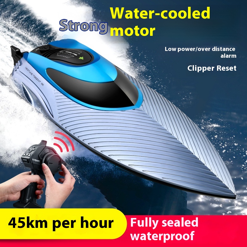 S3 High-Power Large Remote Control Boat-Water-Based High-Speed Electric Speedboat,Rechargeable Model Toy Ship.