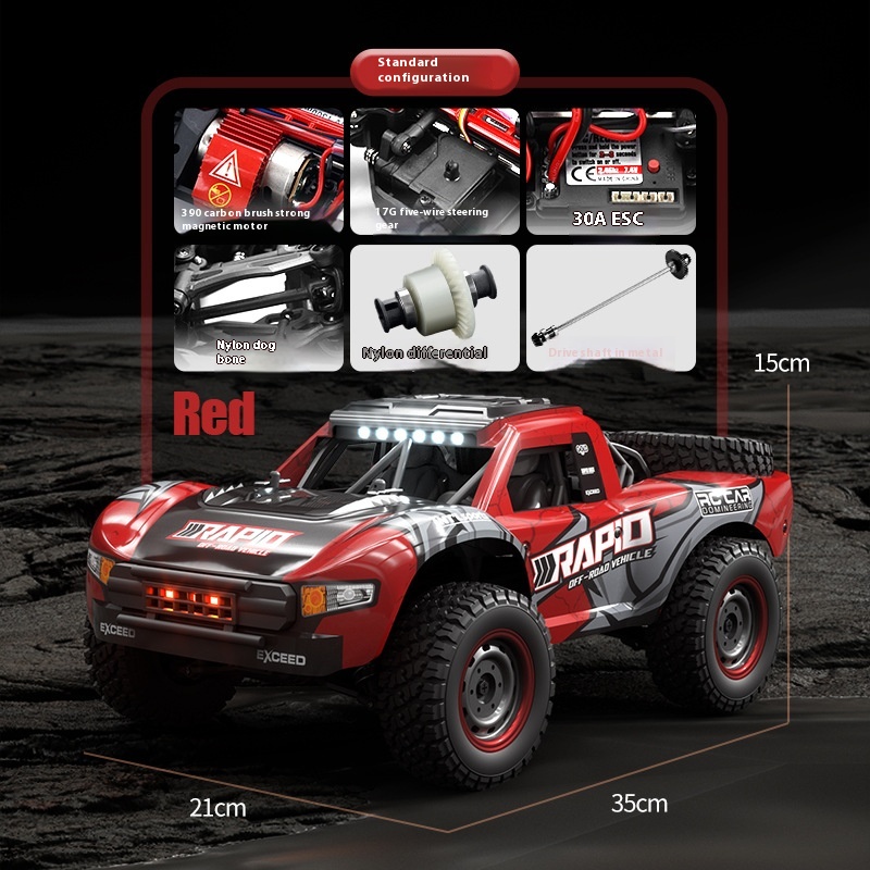 Professional Brushless RCHigh-speed Car Remote Control Car Toy Adult Four-wheel Drive High-speed Drift Off-road Climbing Big Foot Racing
