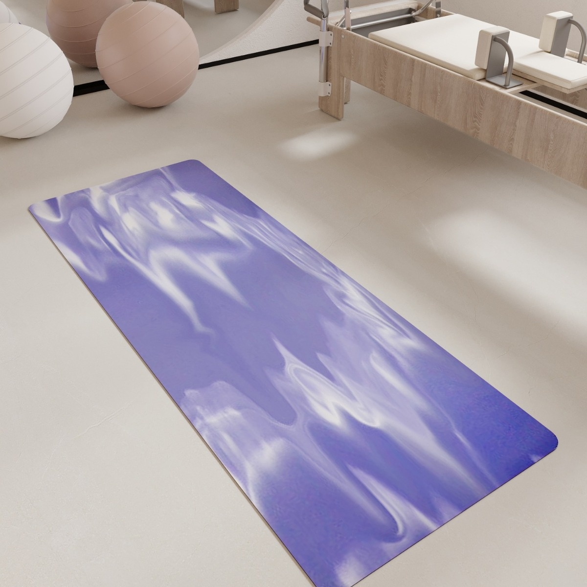 Pu Rubber Camouflage Contrast Color Yoga Mat Printing Tyrant Mat Home Non-slip Sports Floor Mat One Piece Dery