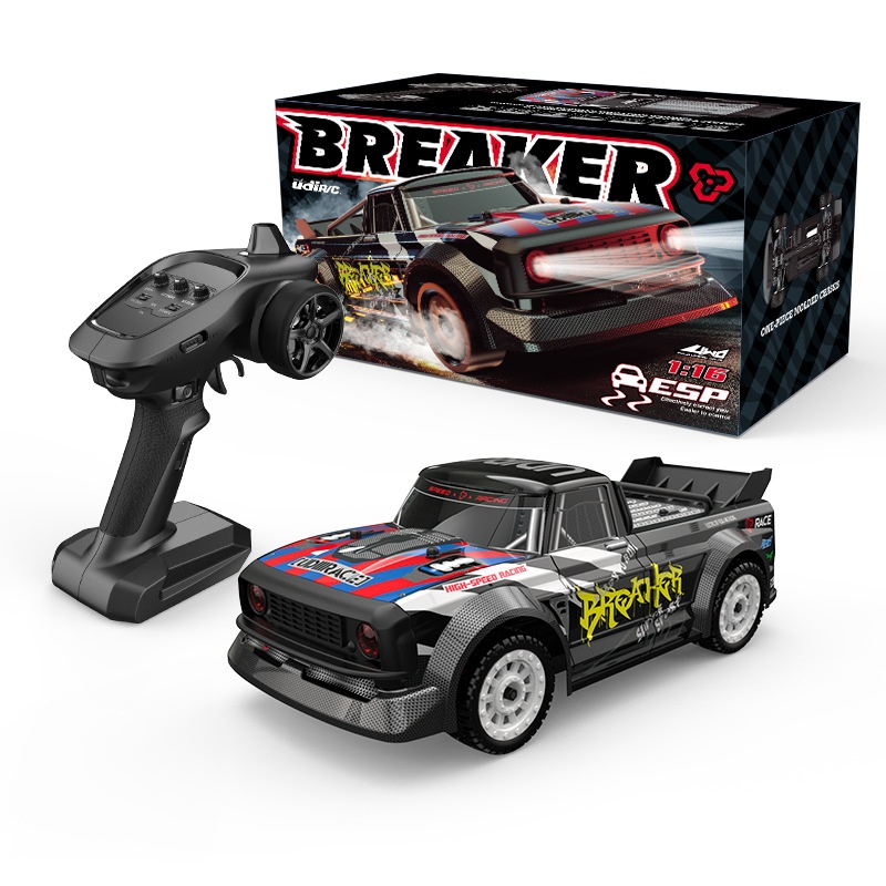 UDIRC1:16 Electric Remote Control Car Four-wheel Drive Drift30km Flat Run Rally Car RCModel