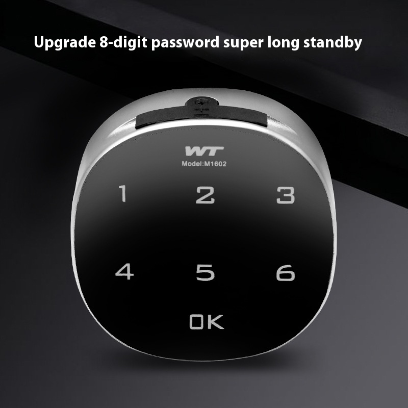 Fingerprint Cabinet Door Lock Anti-theft Wardrobe Cabinet Wooden Shoe Cabinet Drawer Password Luggage Lock Tongue Lock Password Lock Electronic Lock