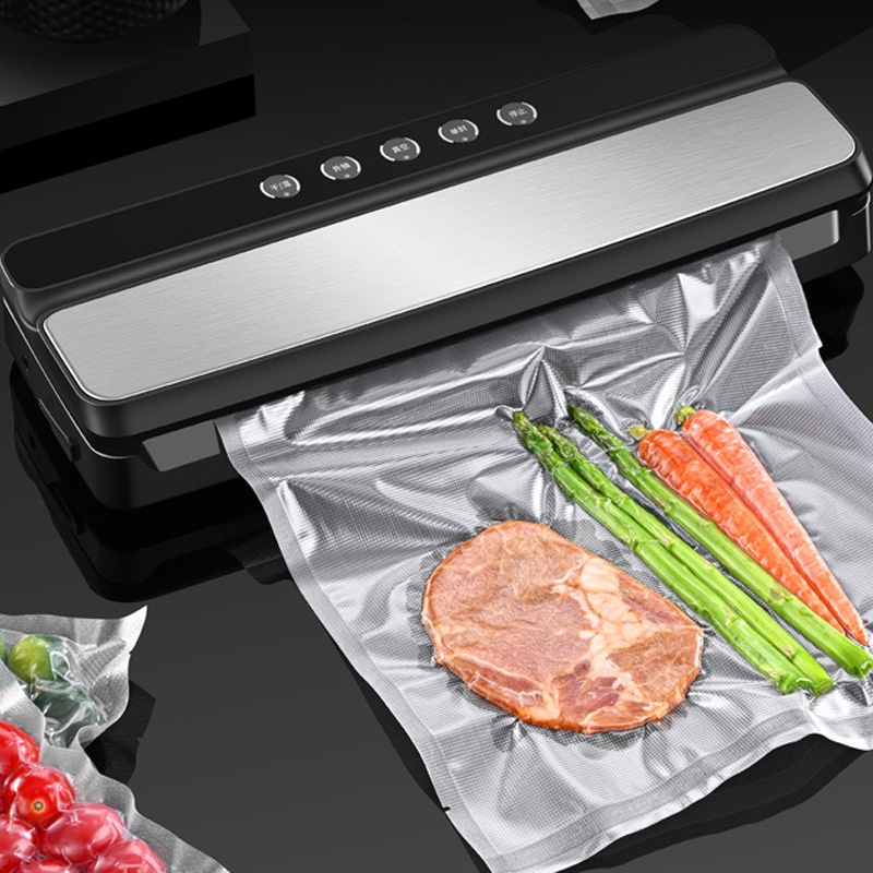 Household Automatic Packaging Machine Automatic Sealing Machine Dry And Wet Dual-purpose Plastic Sealing Machine Vacuum Snack Fruit And Vegetable Plastic Sealer