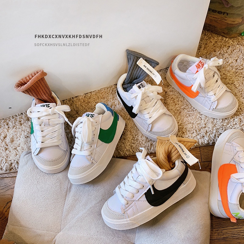 Children's Sports Shoes1-3-6 Years Old Forrest Gump Children's Shoes Spring Boys'Sneakers Girls'White Shoes Baby Shoes