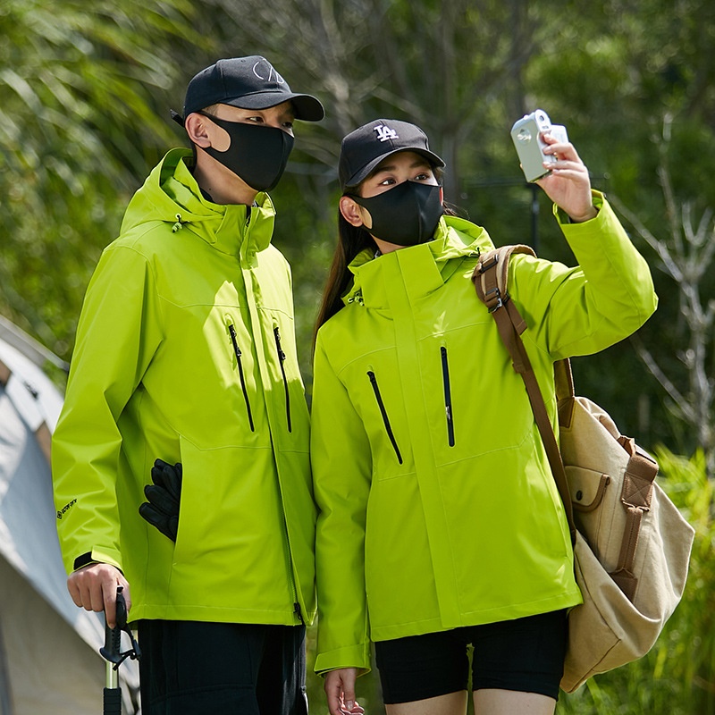 Bird Home Jacket Men's Three-in-one Jacket Women's Outdoor Waterproof Warm Detachable Down Liner Mountaineering Clothing