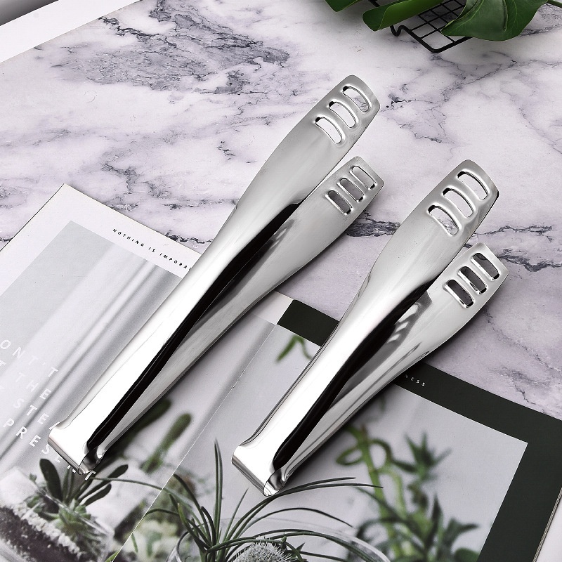 Stainless Steel Food Clip Thickened Multifunctional Kitchen Food Clip Anti-scalding Steak Clip High Temperature Resistant Non-slip Bread Clip