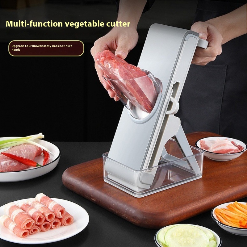Home Meat Slicer-Manual Adjustable Shredder,Vegetable Cutting Tool,Multi-Functional Vegetable Cutter For Slicing And Shredding.