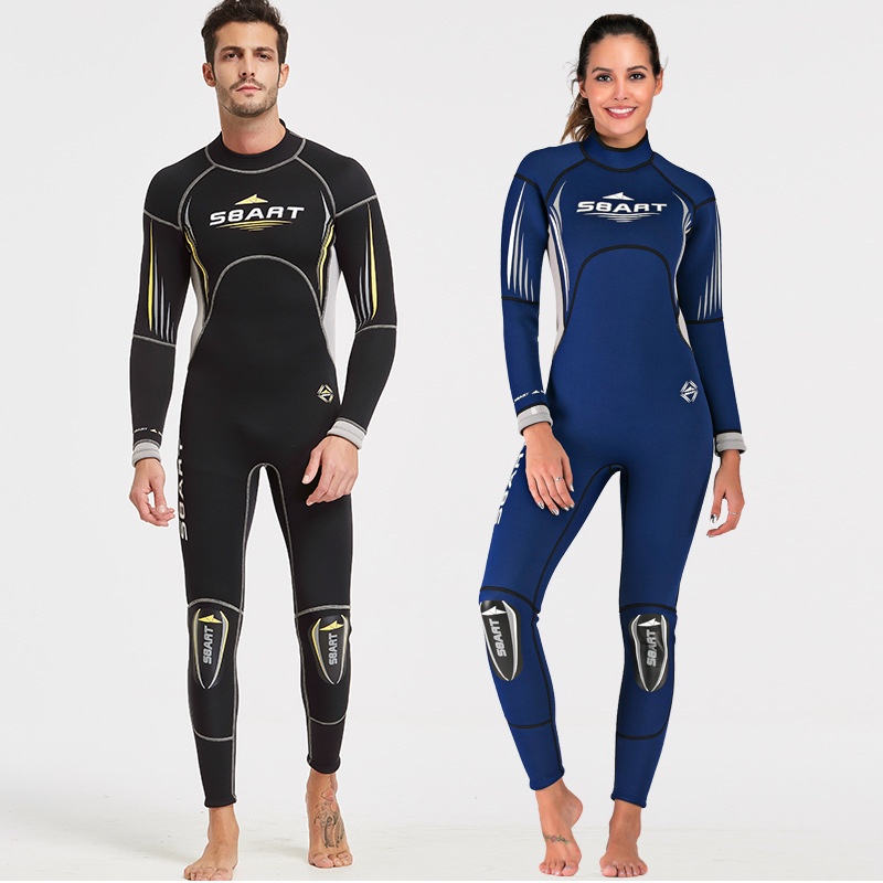 Shark Bart3 MMDiving Suit One-piece Men And Women Thick Warm Surfing Suit Deep Diving Jellyfish Suit Winter Swimming Swimsuit