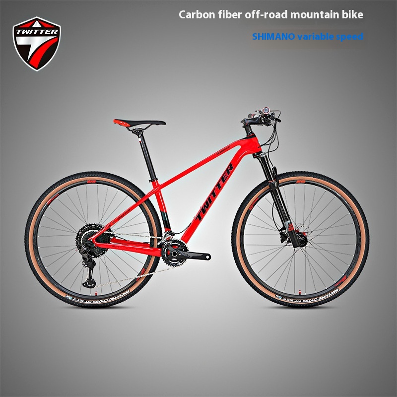 ZUITEWARRIORpro Carbon Fiber Mountain Bike2*12 Speed27.5/29 Inch Off-road Bike