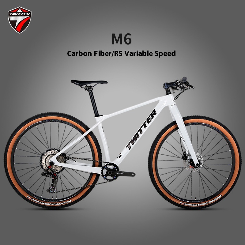 TWITTERM6 Carbon Fiber Mountain Bike Bicycle13-speed Hard Fork Mountain Bike