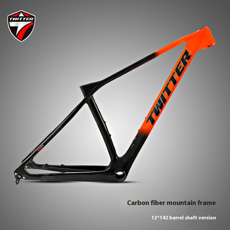 PREDATORpro Predator Carbon Fiber Mountain Bike Frame27.5/29 Inch Barrel Axle Version Bicycle Frame