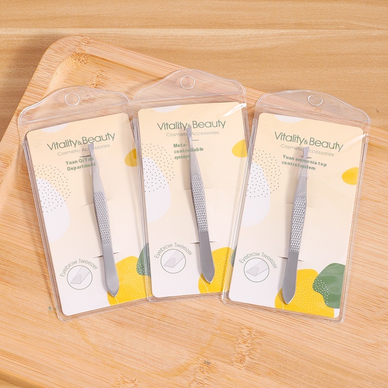 Stainless Steel Eyebrow Pliers Flat Bevel Eyebrow Clip Eyebrow Trimmer Eyebrow Pliers Hair Plucking Pliers Beard Plucking Tweezers Beard Tweezers