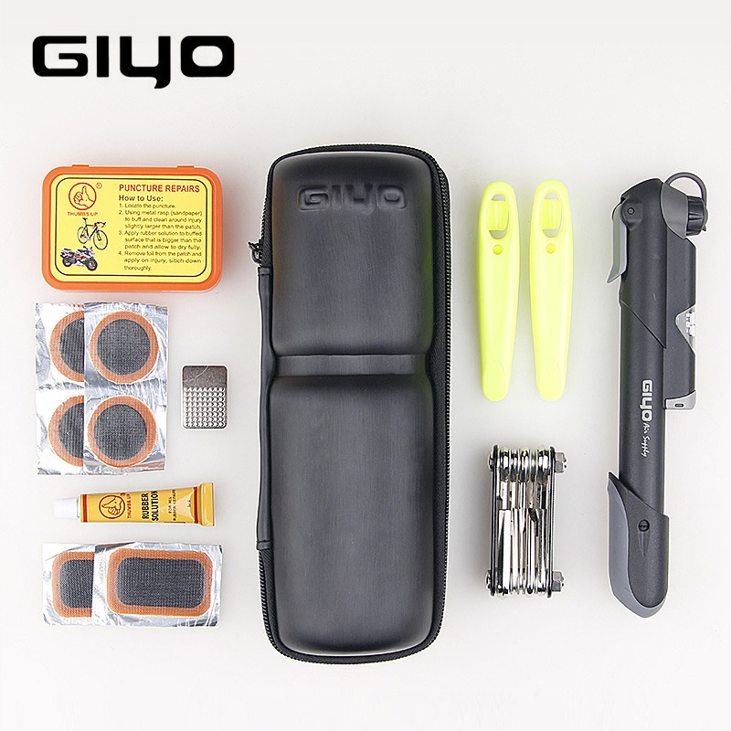 GIYOMountain Bike Portable Bag Maintenance Sports Equipment Cycling Supplies Bicycle Repair Tool Kit Repair Bag