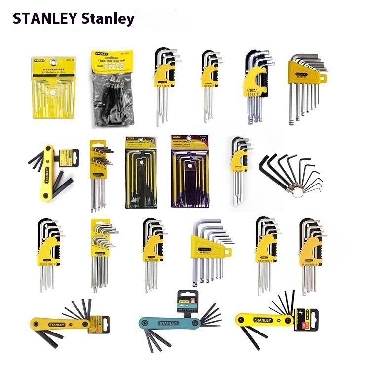 Stanley Hexagonal Wrench Set Flat Head Ball Head Metric Inch Extended Plum Blossom6-corner Hexagonal Wrench Set