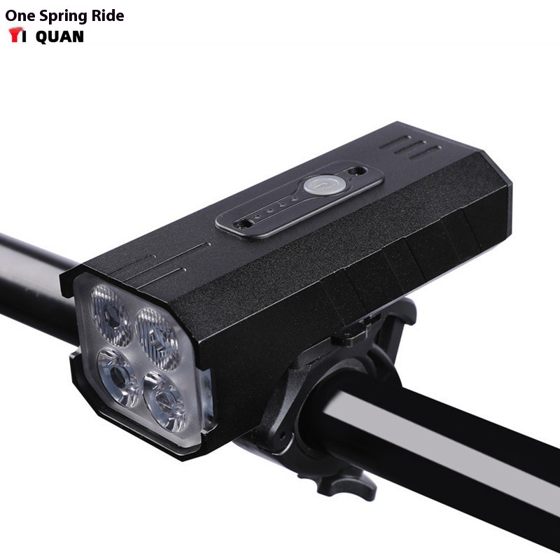 Mountain Bike4 T6 High-brightness Riding Light Electric Treasure600 Lumens Aluminum Alloy Bicycle Light Front Light