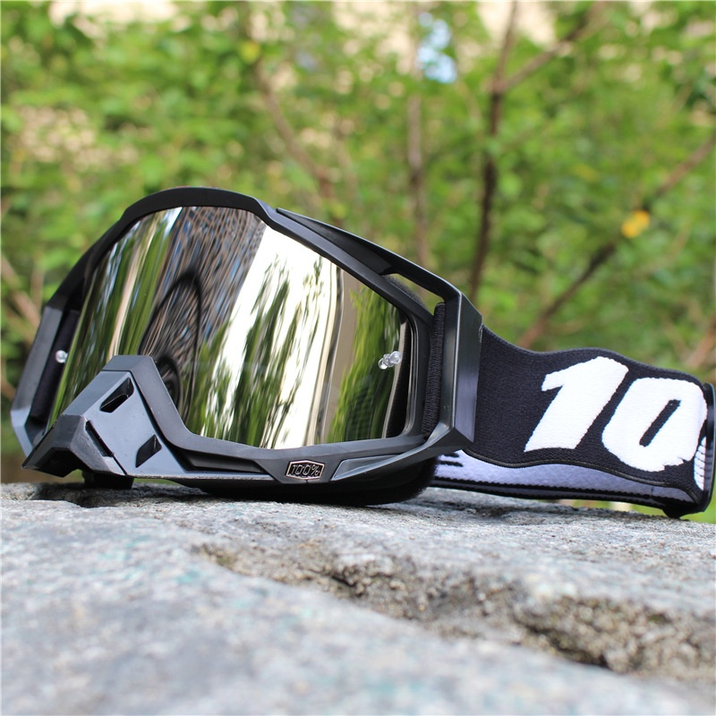Single Pair Of Motorcycle Goggles Goggles Off-road Helmet Transparent Safety Windproof Glasses Mountain Bike AMDownhill DH