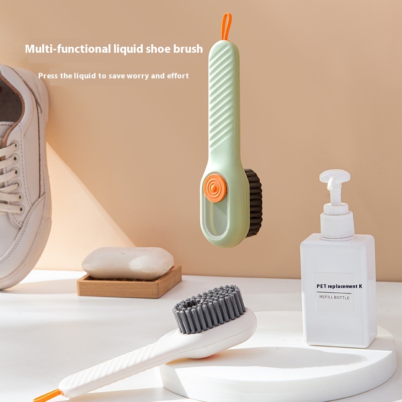Liquid Shoe Brush Soft Brush Household Does Not Hurt Shoes Multifunctional Liquid Shoe Brush Long Handle Laundry Brush Board Brush Cleaning Brush