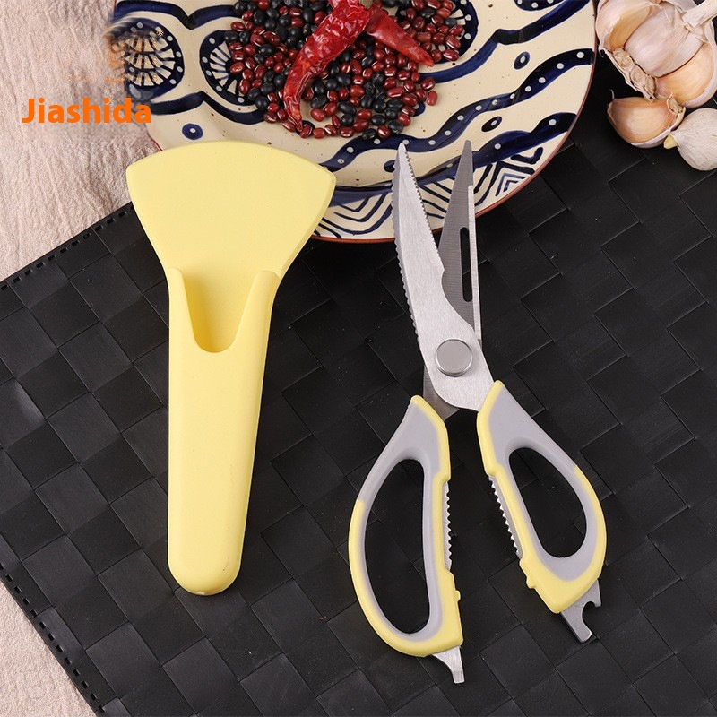 Multifunctional Stainless Steel Scissors,Removable With Magnets,Convenient For Storage Of Kitchen Utensils,Chicken Bone Scissors,Strong Refrigerator Scissors