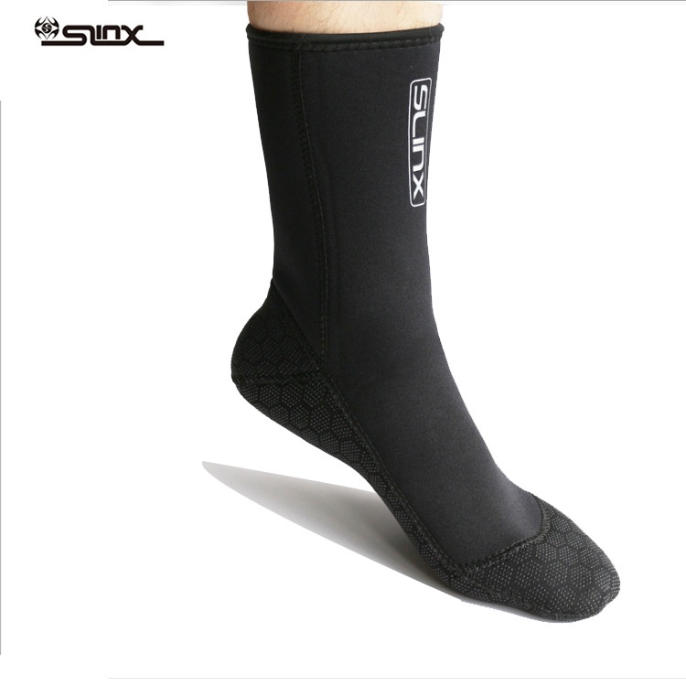 Diving Socks Cold-proof3mm SLINXSuper Elastic Non-slip Diving FAnti-wear Ankle Socks Enlarged Diving Socks