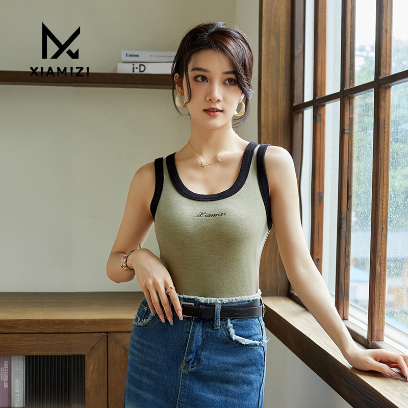 German Velvet Warm Vest For Women,Thickened And Velveted,Heating,Winter Inner Wear,Single Sleeveless Top,Bottom Wear