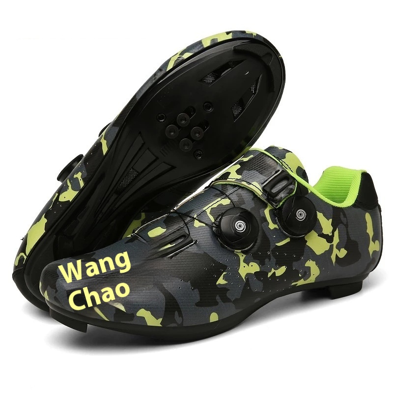 Large Size Men And Women's Outdoor Leisure Lockless Shoes Road Bike Mountain Bike Cycling Shoes Couple Bicycle Shoes