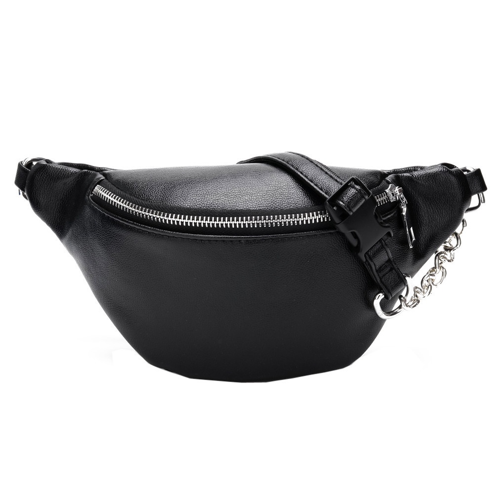 Style Fashion Casual Chain Simple Foreign Trade Women's Waist Bag Korean Version Of All-match Chest Bag Crossbody Small Bag