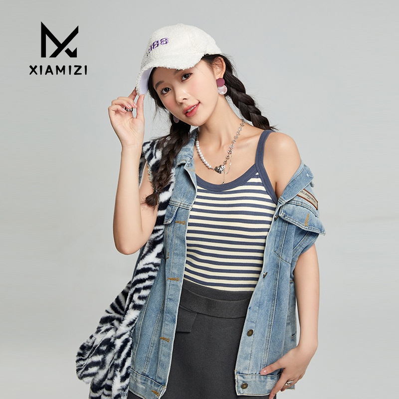 Warm Vest For Women,Inner Wear And Outer Wear,Winter Style,Plush And Thickened Suspenders,Inner Wear With Chest Pads,Bottoming Tops,Style