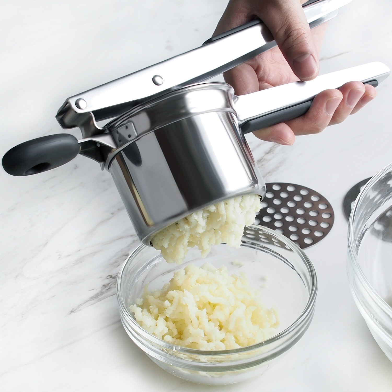 Multi-purpose Manual Potato Masher Potato Masher Baby Food Masher Tool Fruit Juicer