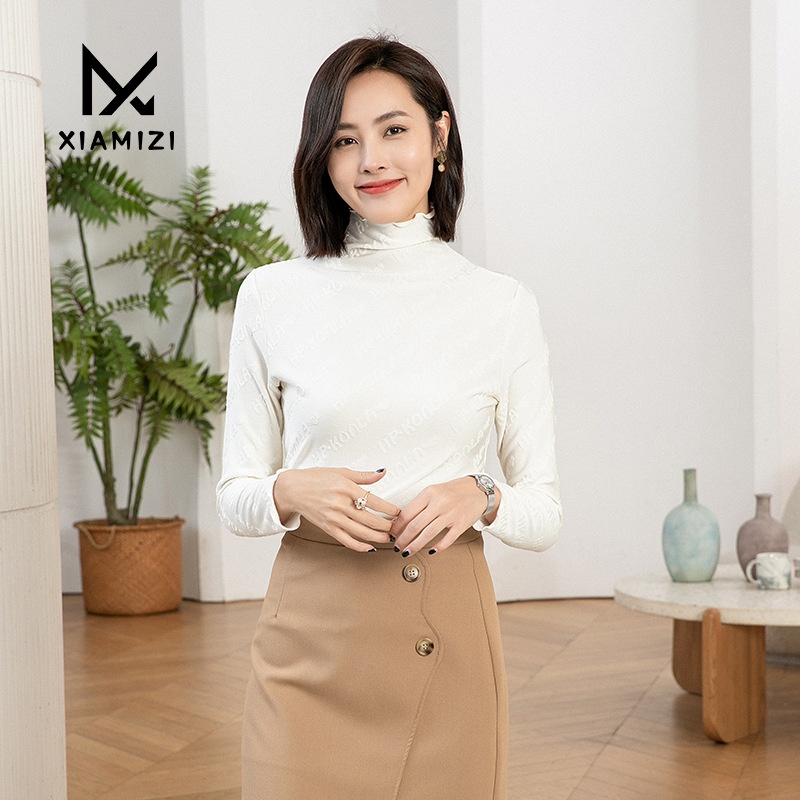 Turtleneck Tops For Women,Loose Sweaters,Long Sleeves,Knitted Tops For Women,Autumn And Winter Clothing