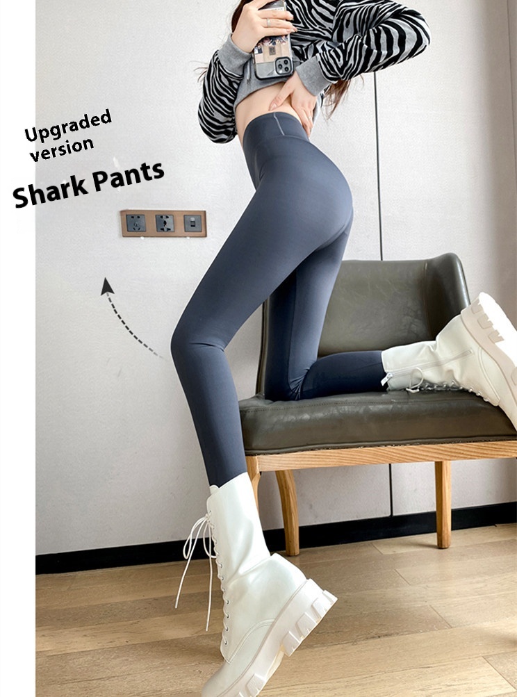 Shark Pants Nine-point Pants Women's Summer Tights Abdomen Hip Lifting Sports Leggings Yoga Pants