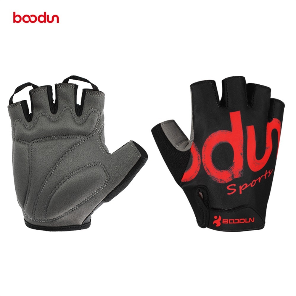 Boodun/Boton Cycling Gloves Half Finger Non-slip Cycling Training Anti-callousing Wear-resistant Shock-absorbing Sports Gloves
