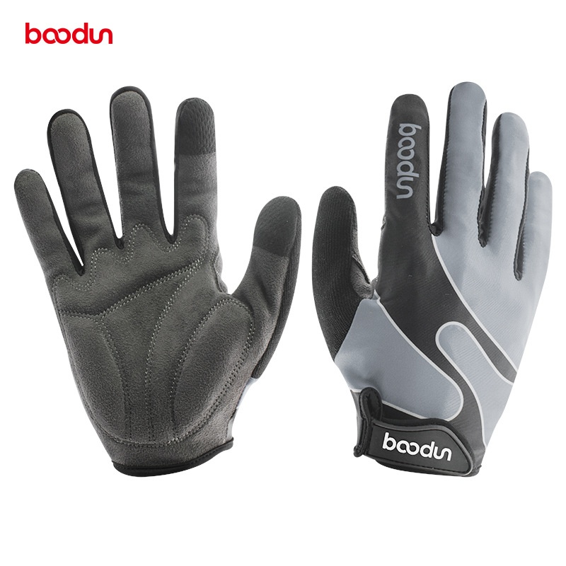 BOODUN/Boden Cycling Gloves Long Finger Cycling Gloves Sports Outdoor Stretch Lycra Touch Screen Gloves
