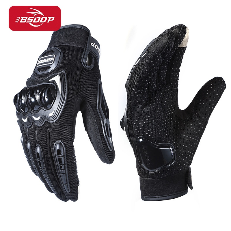 BSDDPOff-road Motorcycle Riding Gloves Summer Sun Protection Breathable Anti-fall Motorcycle Full Finger Gloves