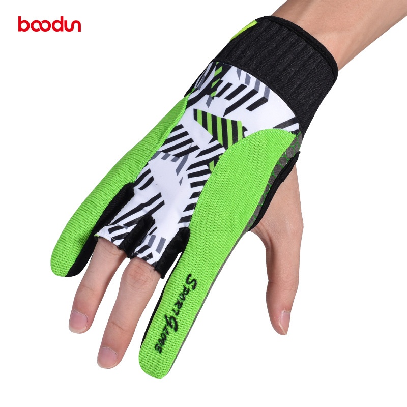 Boodun/Boton0913 Two-color Bowling Gloves Silicone Non-slip Leisure Bowling Sports Gloves