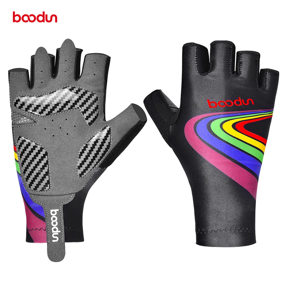 BOODUNBicycle Children's Cycling Gloves Half-finger Silicone Palm Pad Sports Outdoor Gloves