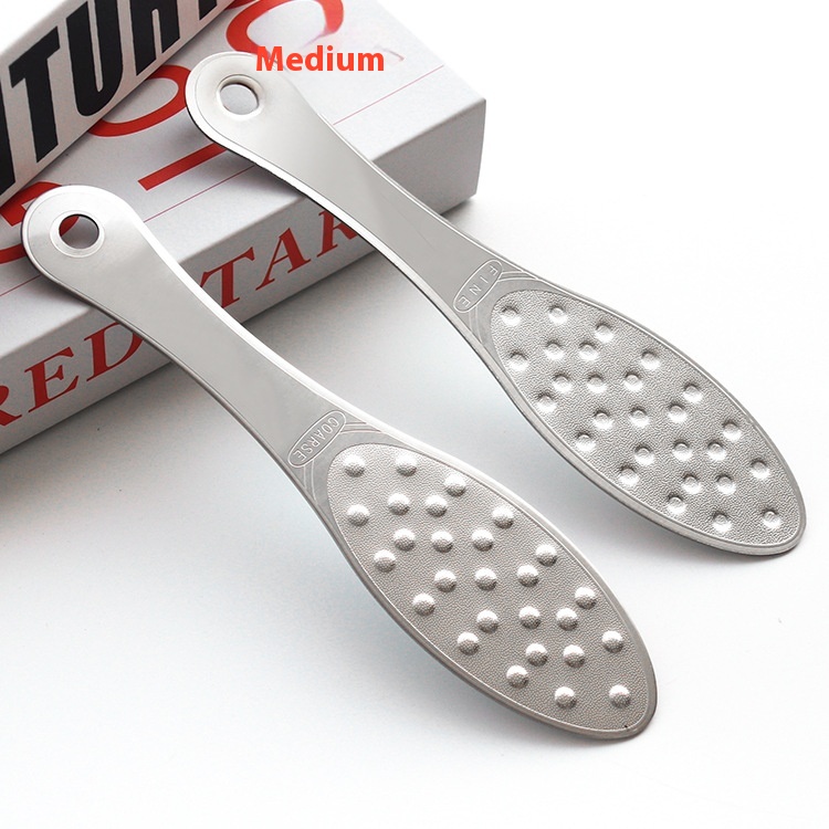 Stainless Steel Foot File Rubbing Foot Callus Removal Foot Grinding Stone Foot Pedicure Device Dead Skin Removal