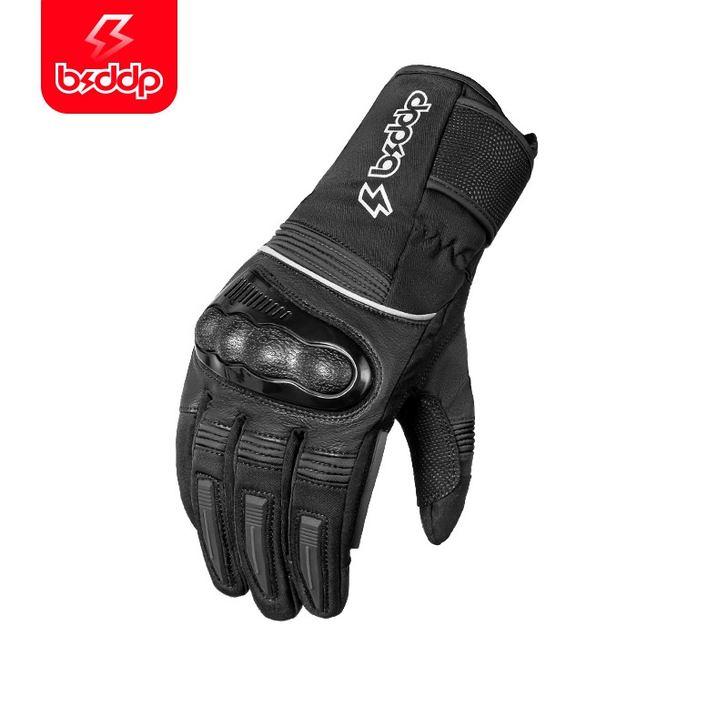 BSDDPOutdoor Cycling Gloves Warm Thick Fleece Windproof Waterproof Anti-fall Knight Equipment Men's Touch Screen