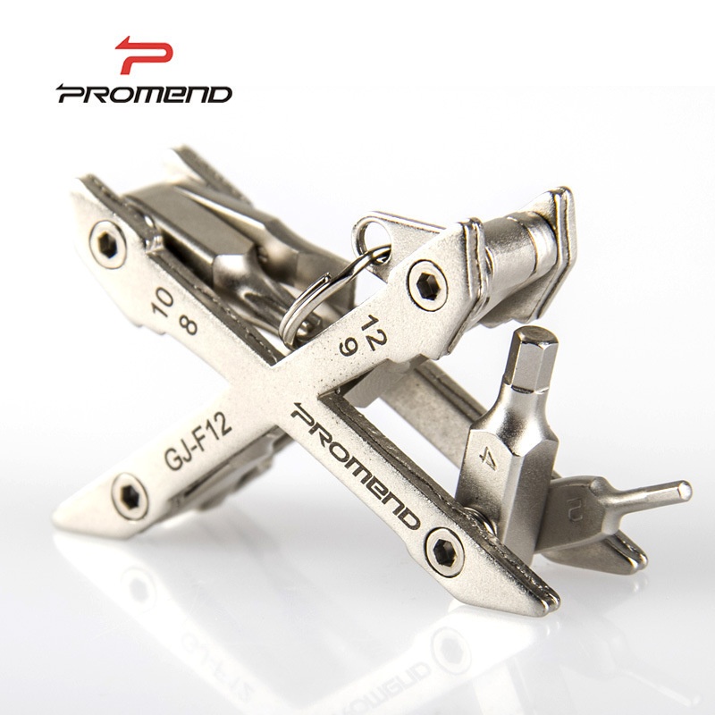 Promend Bicycle X-type Repair Multifunctional Combination Tool F12 Hexagonal Wrench T25 Screw
