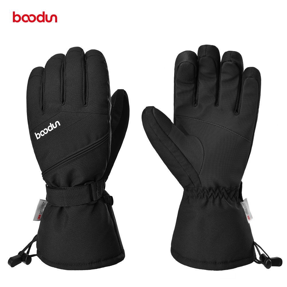 BOODUN/Boton Winter Outdoor Ski Gloves3 MPlus Velvet Lining Mountaineering Waterproof Warm Gloves