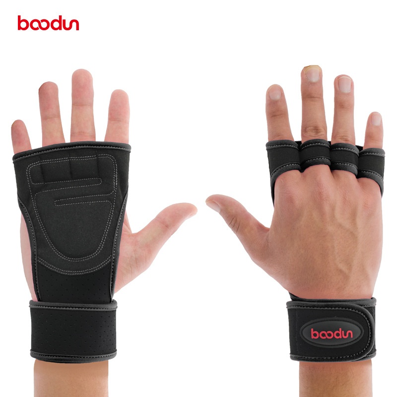 BOODUN/Boton1021 Fitness Palm Non-slip Wear-resistant Dumbbell Equipment Sports Weightlifting Gloves