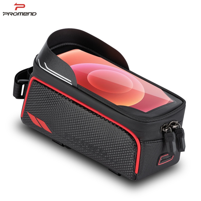 PROMENDBicycle Bag Mountain Bike Front Beam Top Tube Saddle Bag Cycling Mobile Phone Touch Screen Navigation Storage Equipment
