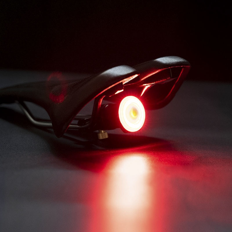Bicycle Brake Sensor Smart Taillight Mountain Road Bike Night Riding Aluminum Alloy Safety Warning Light Cycling Equipment