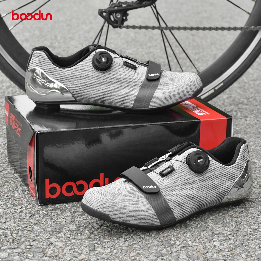 Boden's Starry Sky Two-color Cycling Shoes Outdoor Men's Lock Shoes Carbon Fiber Bottom Bicycle Shoes Breathable Flying Woven Cycling Shoes