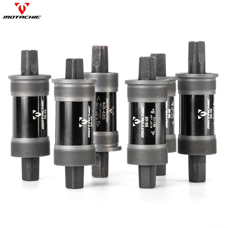 MOTACHIEMountain Bike Square Hole Bearing Bearing Bicycle Sealed Middle Shaft Integrated Axle Five-way Middle Shaft