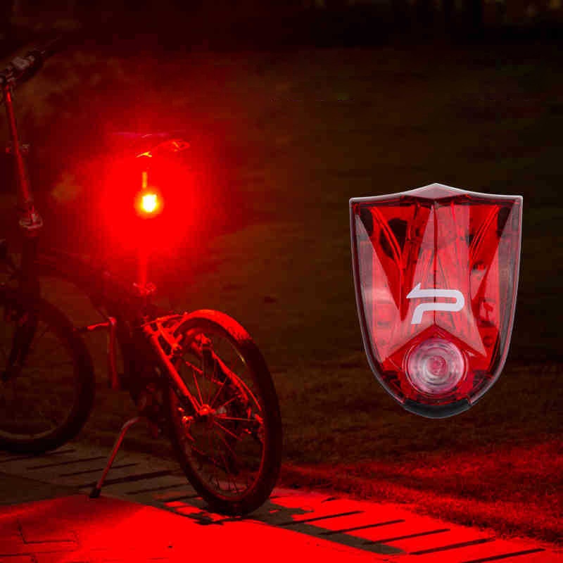 PROMENDMountain Bike LEDTail Light Rechargeable Bicycle Light Night Riding Warning Light Bicycle Accessories