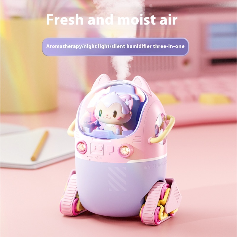 USBSmall Portable Desktop Bedroom Home Large Fog Volume Large Capacity Mini Creative Humidifier