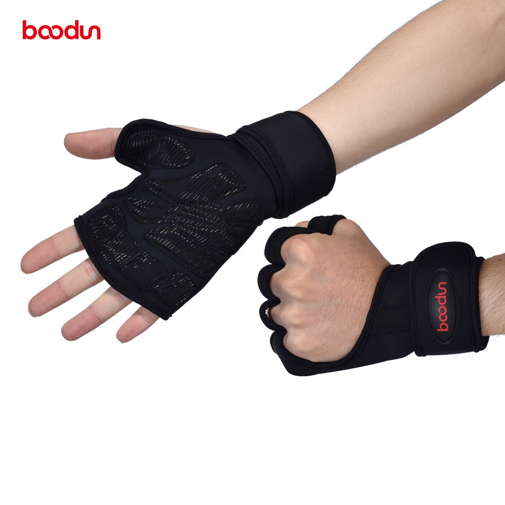 BOODUN/Boton Half-finger Fitness Gloves Fitness Sports Non-slip Breathable Palm Protection Gloves Fitness Gloves