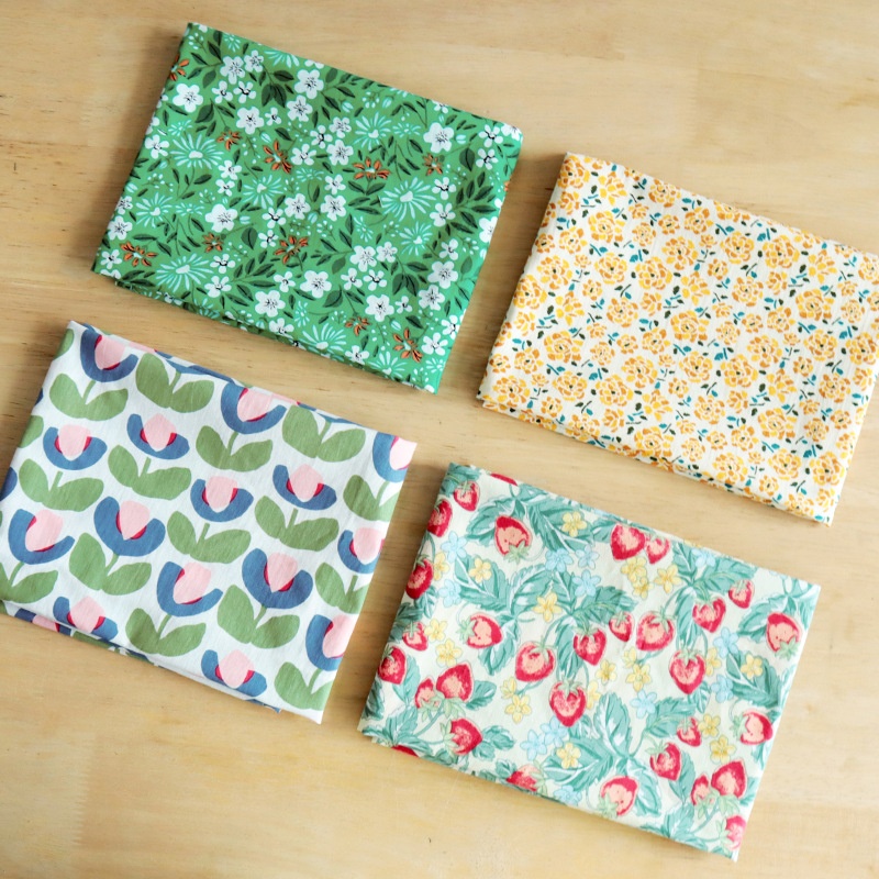 Napkin Cloth Small Fresh Style Printed Fabric Napkin Home Kitchen Tea Towel