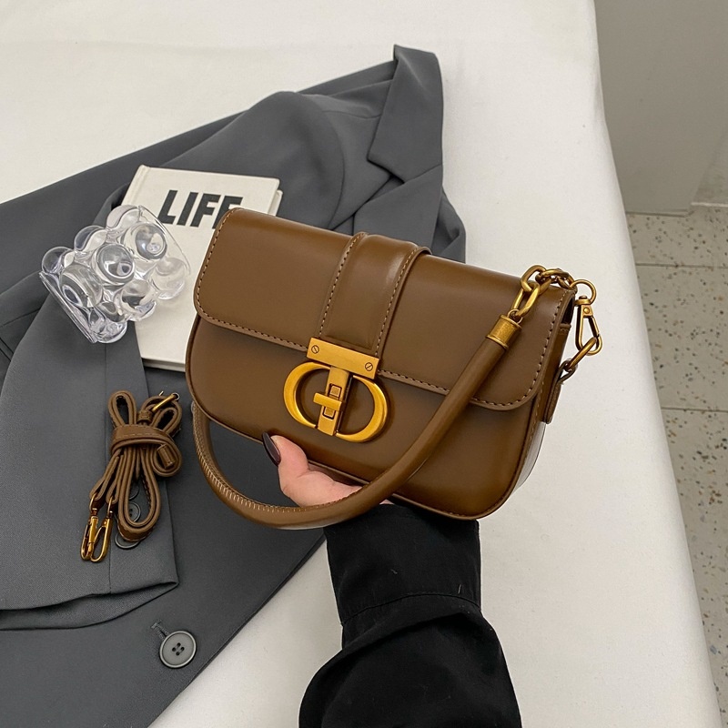 Popular High-grade Round Rope Chain Small Square Bag For Women Korean Style Fashionable Versatile Shoulder Messenger Bag