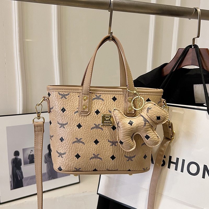 Princess Ai Shang Retro Portable Bucket Bag Women Printed Letters High-end Shoulder Messenger Bag